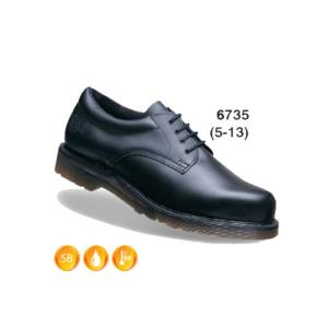 6735 Black Aircushioned Shoe
