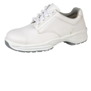 9951 White Microfibre Lace Up Shoe