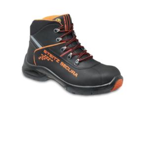 VX 7600 ESD Black and Orange S3 ESD Leather Boot 